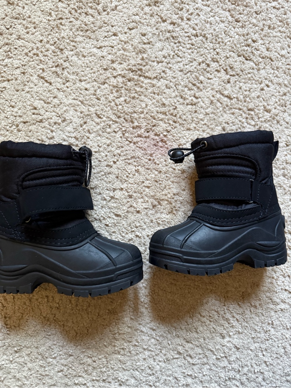totes Kids Black Snow Boots size toddler 6